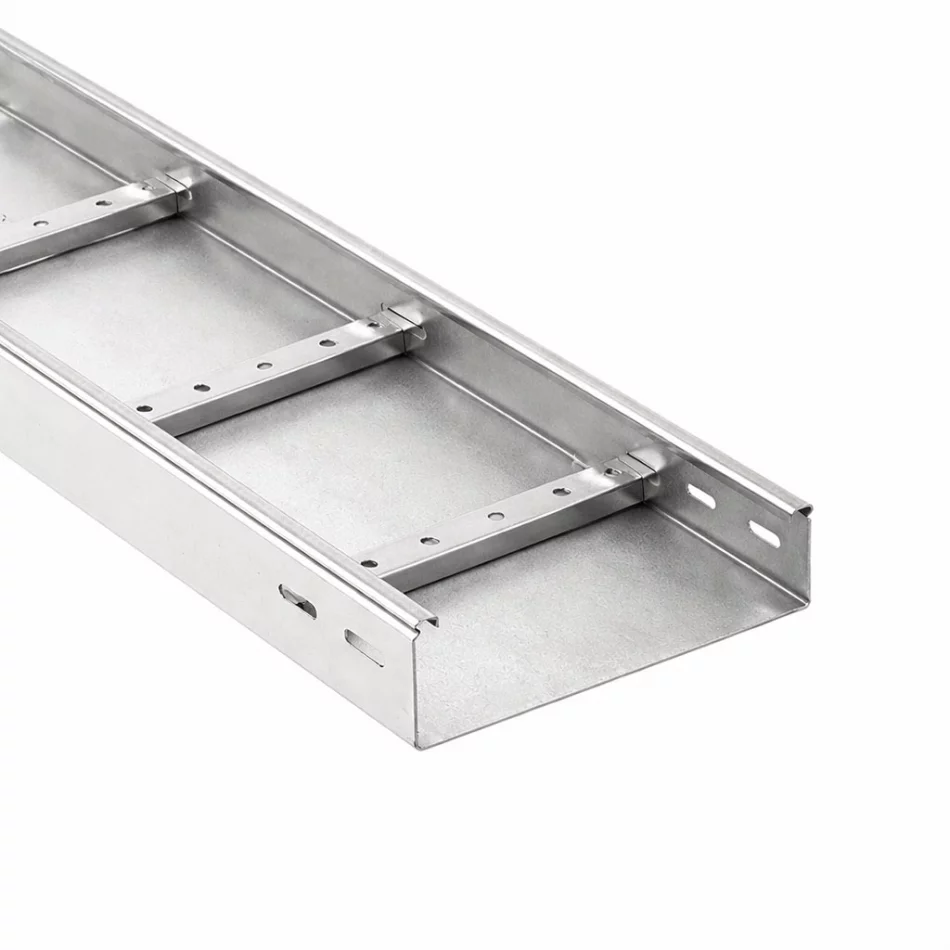 Лоток неперфорированный 200x150x3000 лонжерон 1.5 мм горячеоцинкованный фото