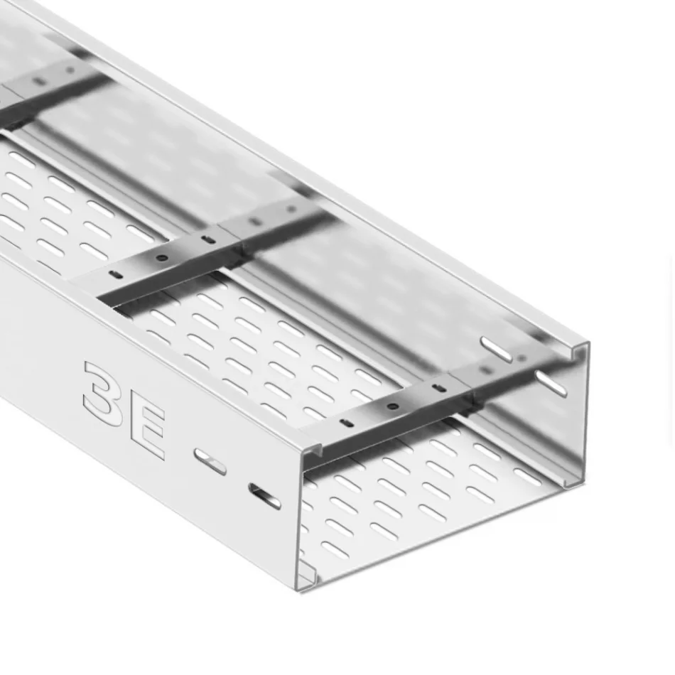 Лоток перфорированный усиленный ЗЕ-7 400х100х3000 (S=2.0) HDZ фото
