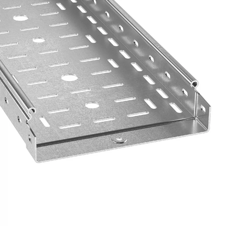 Лоток перфорированный Профи INOX (AISI 316) 500х100х6000 (1,0 мм) PR16.13526 фото